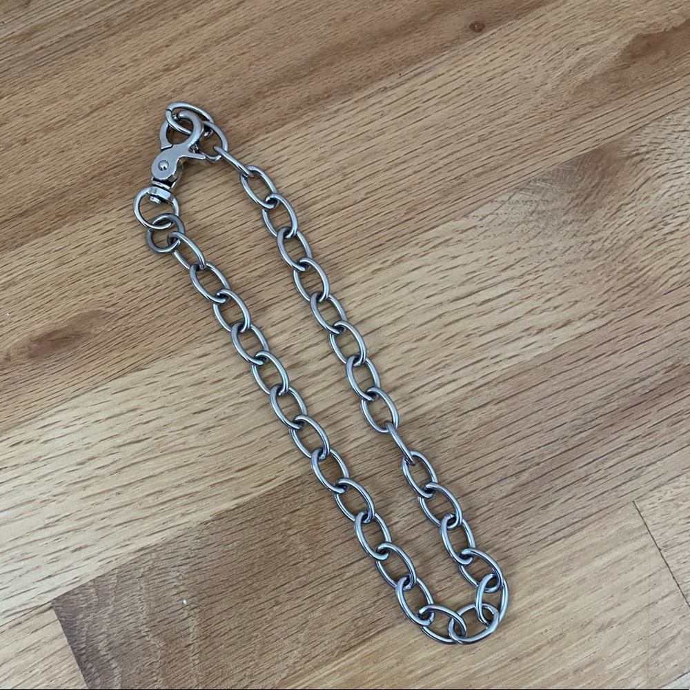 Brandy Melville Silver Wallet Chain
